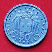 50  Lepta   1962  r  -   Grecja   