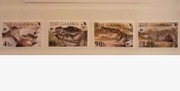Gambia 1984 Mi 517-20  krokodyl tylko SERIA  czysta idealna
