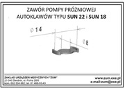 Zawór pompy próżniowej autoklawów typu SUN 22 i SUN 18