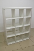 Regał IKEA KALLAX 3x4 (12 przegród) – biały, 112x147 cm stan DOBRY