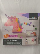 Crelando Zestaw Kreatywny Z Oświetleniem LED Jednorożec 