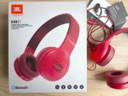 Oryginalne Słuchawki JBL Bezprzewodowe Przewodowe E45BT Czerwony