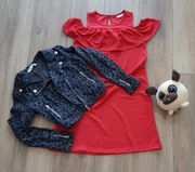 Zestaw modnych ubrań dla dziewczynki rozmiar 152/164