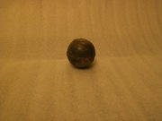 NÓŻKA KULKA BAROKOWEGO ŚWIECZNIKA CYNA 17-18w. na KOMODĘ KOMINEK