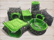 Komplet dla gryzonia koszatniczki szczura szynszyla 