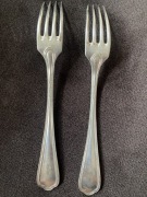 Stare Srebrne widelce 2 szt