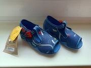 Befado 217P117 SNAKE kapcie chłopięce zapinki r.21