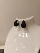 Kolczyki łezki |w kolorze czarnym mat | minimalistyczne | stylowe