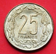 25  Franków  2003  r  -   Afryka Centralna   Antylopy   stan  !!!   