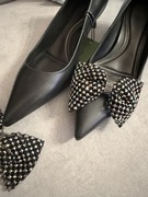 Ozdobne eleganckie klipsy do butów