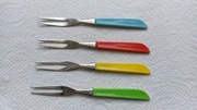 Widelczyki do koreczków PRL-u 4 szt
