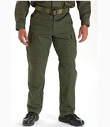 Spodnie Taktyczne 5.11 tactical USA tdu XL long teflon  Militarne zielone