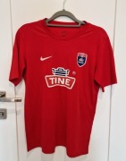 Koszulka piłkarska Nike Tine czerwona  S  t-shirt piłka nożna 164 cm 170 cm