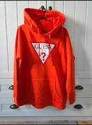 Guess bluza kangurka poamranczowo czerwona