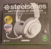 NOWE Bezprzewodowe Słuchawki STEELSERIES Arctis Nova 3X Wireless Białe