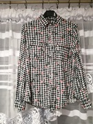 Koszula w kratkę i kwiatki