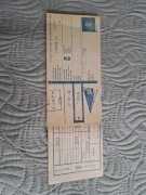 Vintage stary bilet pkp zagraniczny 1985r londyn coventry PRL kolekcjonersk