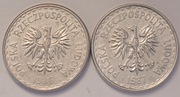 1 zł złoty 1986 i 1987r. bardzo płaskie daty (III)