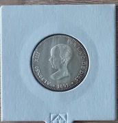 HISZPANIA UNA PESETA 1891 AFONSO XIII - REPLIKA