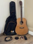 Gitara elektroakustyczna Tanglewood DBT DLX D z pokrowcem ZESTAW