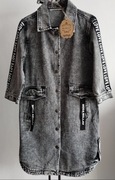 Nowa młodzieżowa kurtka koszula jeansowa szara R - XS Re - Dress