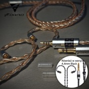 FDBRO Kabel MMCX 2.5/3.5mm, 8 Rdzeni 