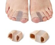 2szt ŻELOWY KLIN NA HALUKSY SEPARATOR Z PODWÓJNYM TKANINOWYM PIERŚCIENIEM 