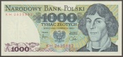 Polska 1000 złotych 1982 - Mikołaj Kopernik - KH - stan bankowy UNC