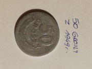 Moneta 50 groszy z 1949 roku 