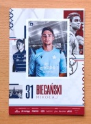 Oficjalna karta Wisła Kraków 2022/23 Mikołaj Biegański