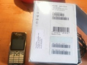 Telefon oldschool reto Sony K530i działający z pudełkiem i folią na ekranie