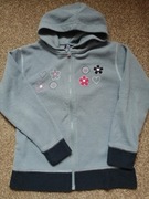 Bluza rozpinana z kapturem 122 128 