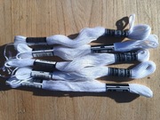 Mulina Ariadna do haftu 5 sztuk biała 