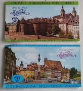 Etykiety czekolady  Wawel z 1971 Wars i Sawa edycja limitowana 