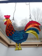 Kogut - szklany witrażyk. Tomekidomek 