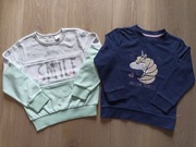 2 bluzy dla dziewczynki 104