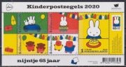 Znaczki w miniaturze arkusza Animacja Miffy 2020  z Holandia