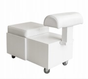 TABORET KOSMETYCZNY PUFA PEDICURE PODNÓŻEK