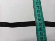 Guma czarna dziana 10mm płaska taśma gumowa