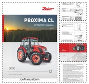 Zetor Proxima CL 80 90 Tractors Operator Manual Instrukcja Obsługi DTR