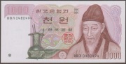 Korea Południowa 1000 won 1983 - stan bankowy UNC