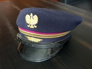 Czapka kolejarza kolejarska - lata 90-te - PKP - jak nowa