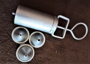 Dekorator Szpryca do kremu metalowa