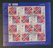 Fi 5498 [ ] kasownik FDC arkusz. Europa. 70 lat emisji znaczków pocztowych.