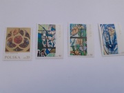 Znaczki polskie czyste z klejem
