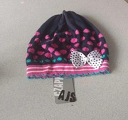Czapka dziewczęca wiosenna 3-6 lat 