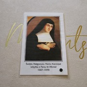 relikwia obrazek Małgorzata Maria Alacoque