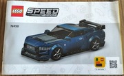 Lego INSTRUKCJA 76920 Ford Mustang Dark Horse