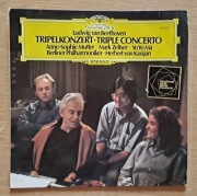 Beethoven, A-S Mutter, Mark Zeltser, Yo Yo Ma, Karajan – Tripelkonzert - LP
