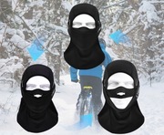 Kominiarka Rowerowa X-TIGER Otwory Na Okulary Ciepła Termoaktywna Zimowa